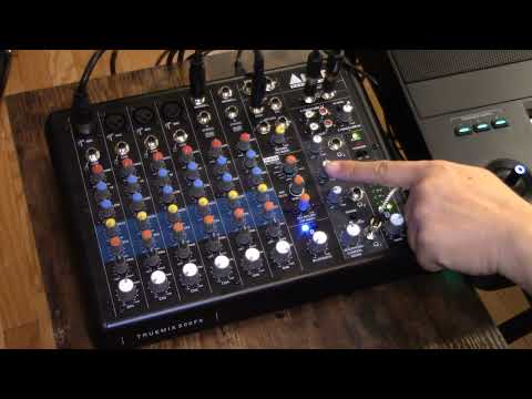 Alto TrueMix 800Fx 8-Channel Compact Mixer with Usb Blutooth and Alesis Multi-Fx