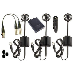 Prodipe Condenser Microphones Prodipe AL21 Condenser Microphone for Accordions - Set of 3