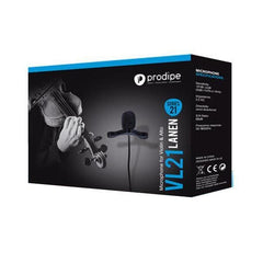 Prodipe Condenser Microphones Prodipe VL21 Violin and Alto Condenser Microphone - Back Electret