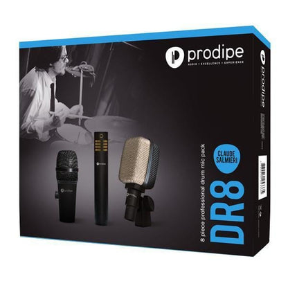 prodipe drumkit microphones prodipe dr8 8-piece drumkit microphones kit