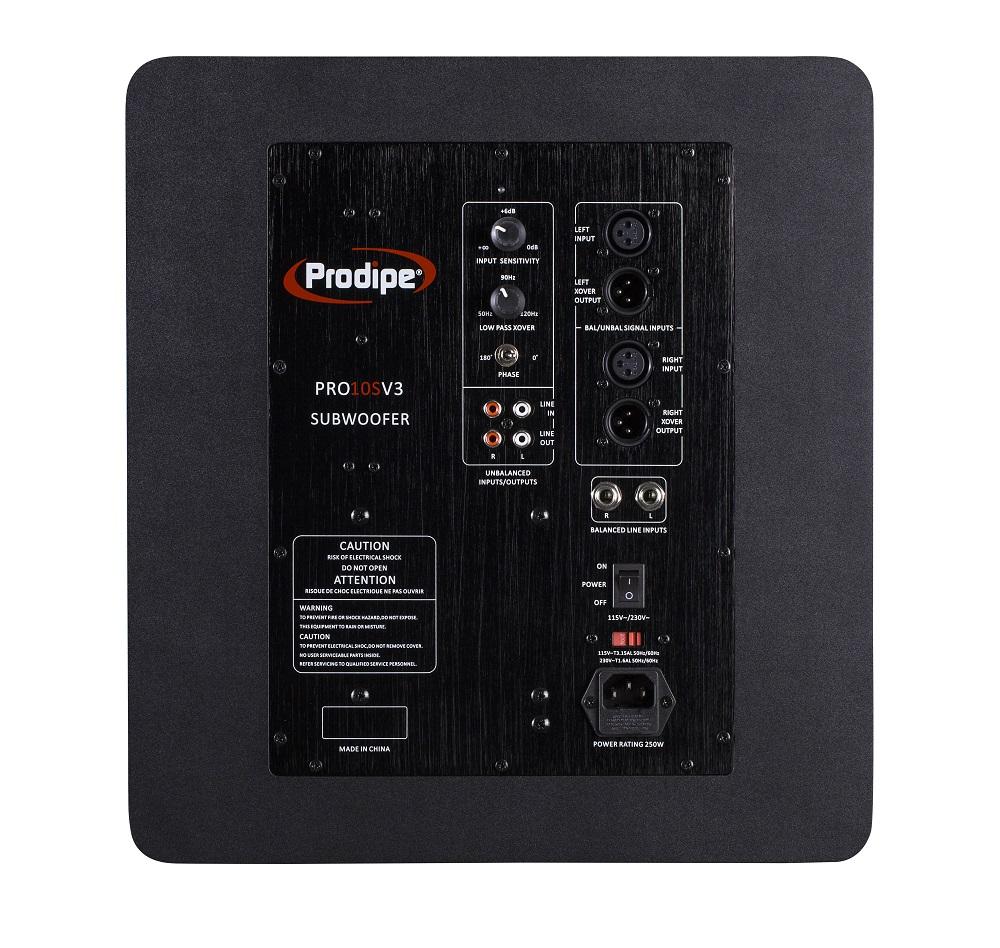 prodipe subwoofers prodipe pro 10s v3 active subwoofer