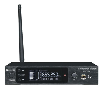 prodipe wireless systems prodipe iem5120 in-ear headphone return uhf wireless system