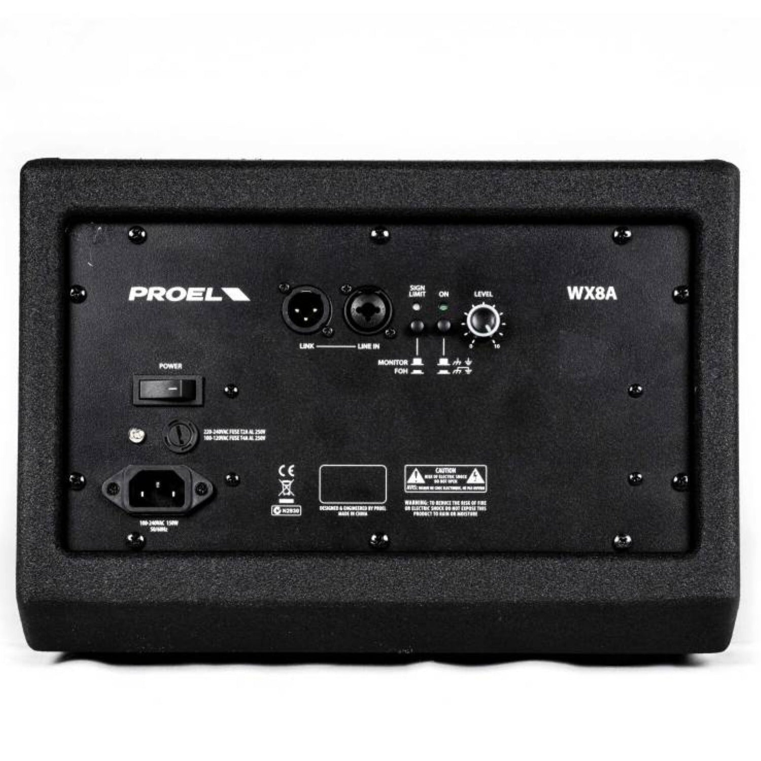 Proel Active Floor Monitors Proel WX8A 8" 500W Active Stage Monitor