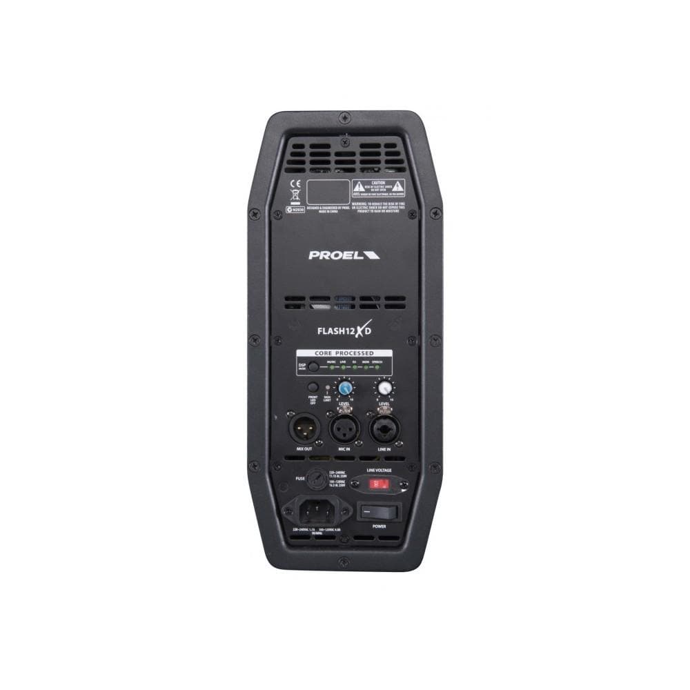 proel active pa speakers proel flash12xd active processed 2-way active pa speaker
