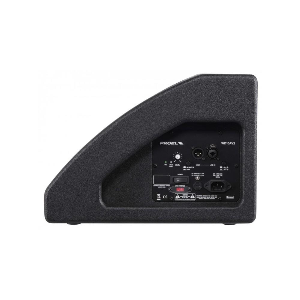 proel active pa speakers proel wd10av2 active 2 way coaxial stage monitors speaker