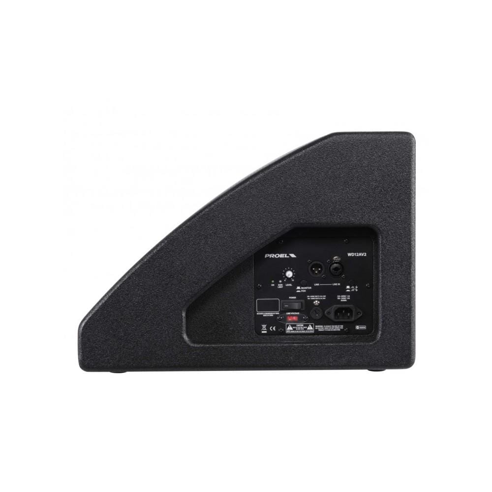 proel active pa speakers proel wd12av2 active 2 way coaxial stage monitors speaker
