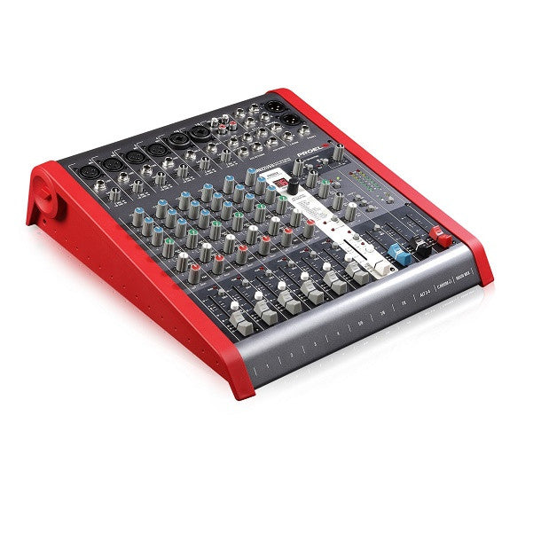 proel analog mixers proel m822usb compact 8-channel 4-bus mixer