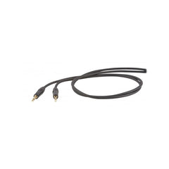 Proel Cables and Connectors 6M Proel DHS100 Professional Instrument Cable and Connector- Black