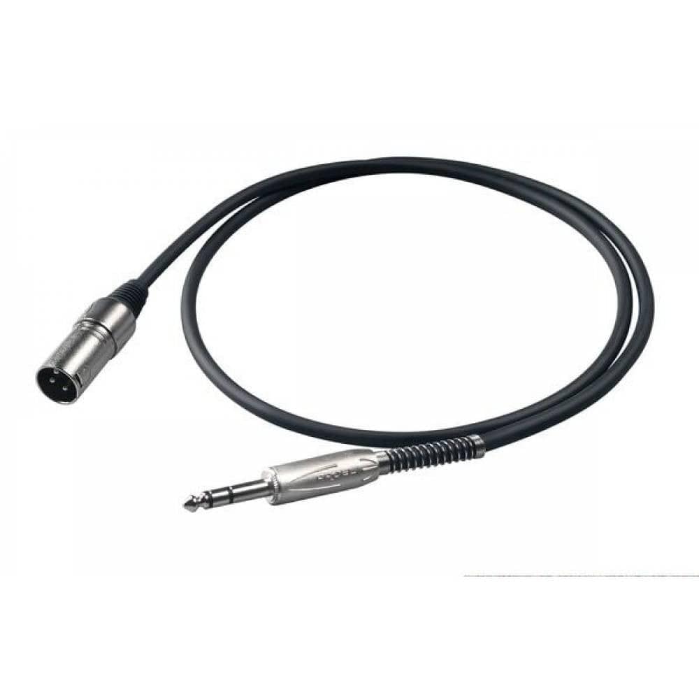 Proel Cables and Connectors Black Proel BULK230LU3 XLR Professional Pre Made Cables