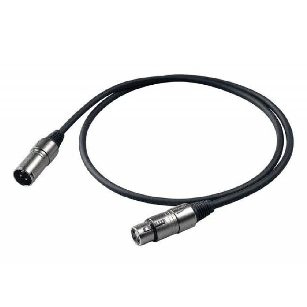 Proel Cables and Connectors Black Proel BULK250LU10 XLR to XLR Pre Made Cables