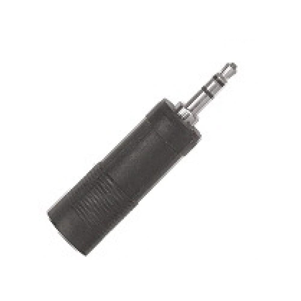 proel cables and connectors proel at120 abs adapter 6.3mm stereo jack female socket to 3.5mm stereo jack male plug