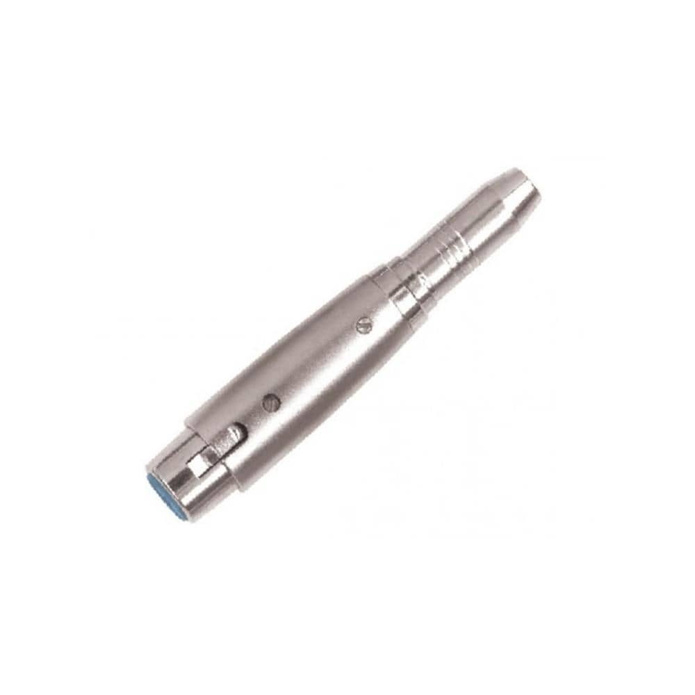 proel cables and connectors proel at310 3 pole xlr female socket 6.3mm mono jack female socket metal adapter