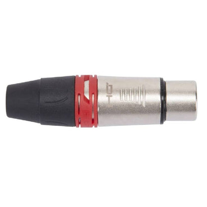 proel cables and connectors proel dhfx3pnk onehero 3 pole female professional xlr cable mount connector