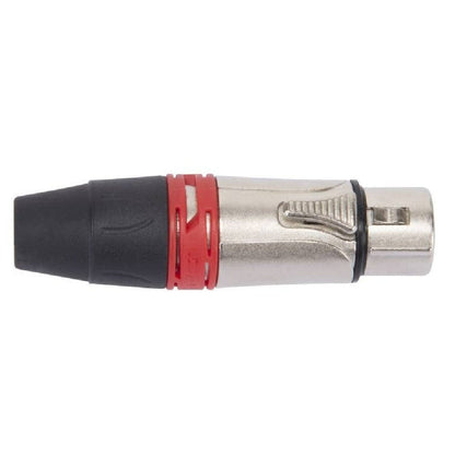 proel cables and connectors proel dhfx3pnk onehero 3 pole female professional xlr cable mount connector