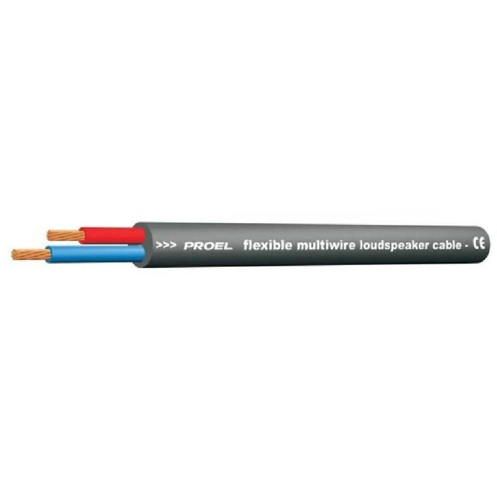 proel cables and connectors proel hpc610 ultra flexible 2 twisted conductors speaker cable