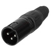 Proel Cables and Connectors Proel XLR3MVBK 3 Pole XLR cable Mount Male Plug