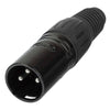 Proel Cables and Connectors Proel XLR3MVBK 3 Pole XLR cable Mount Male Plug