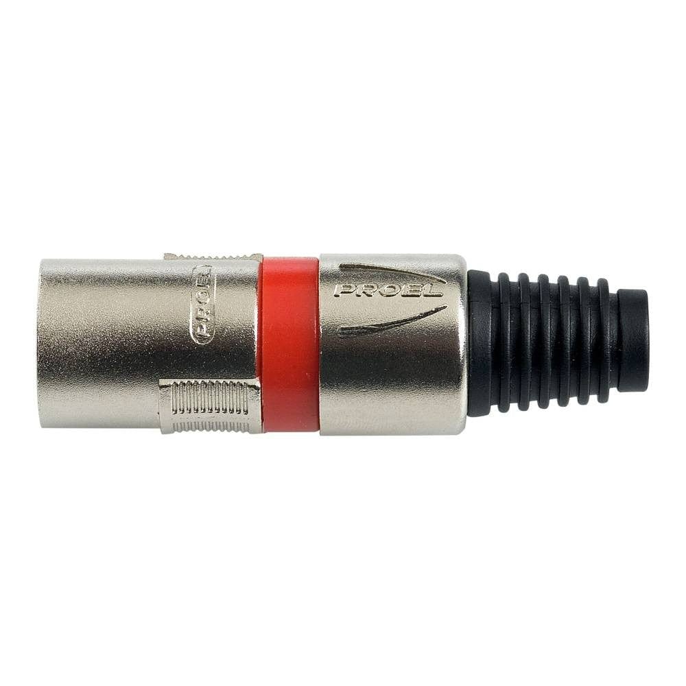 proel cables and connectors red proel xlr3mvpro connector    #color_red