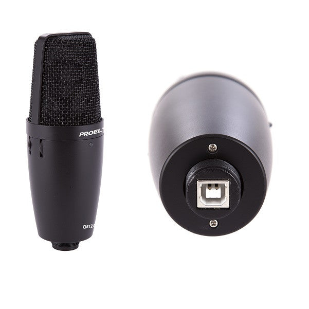 proel condenser microphones proel cm12usb usb condenser microphone