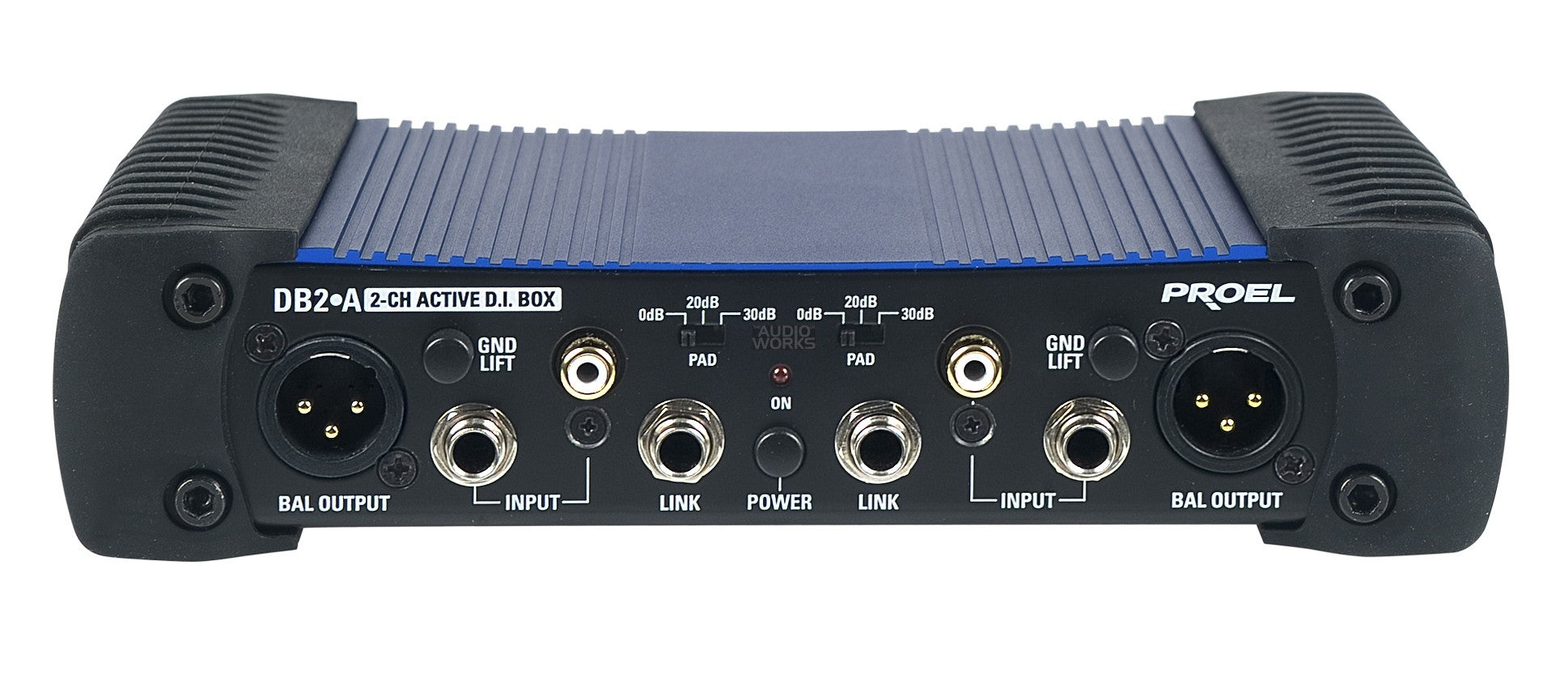 proel d i boxes proel db2a active 2-channel di box