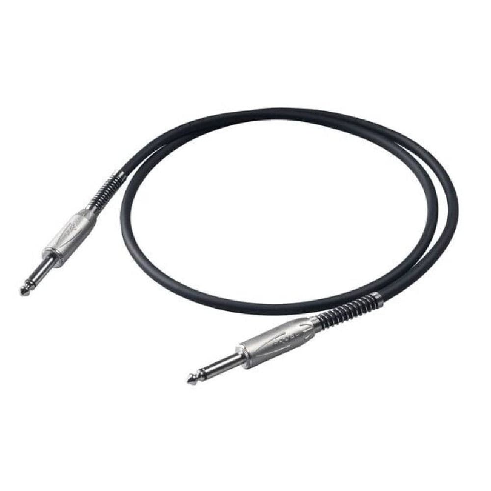Proel Instrument Cables Black Proel BULK100LU10 Pre Made Instrument Cables