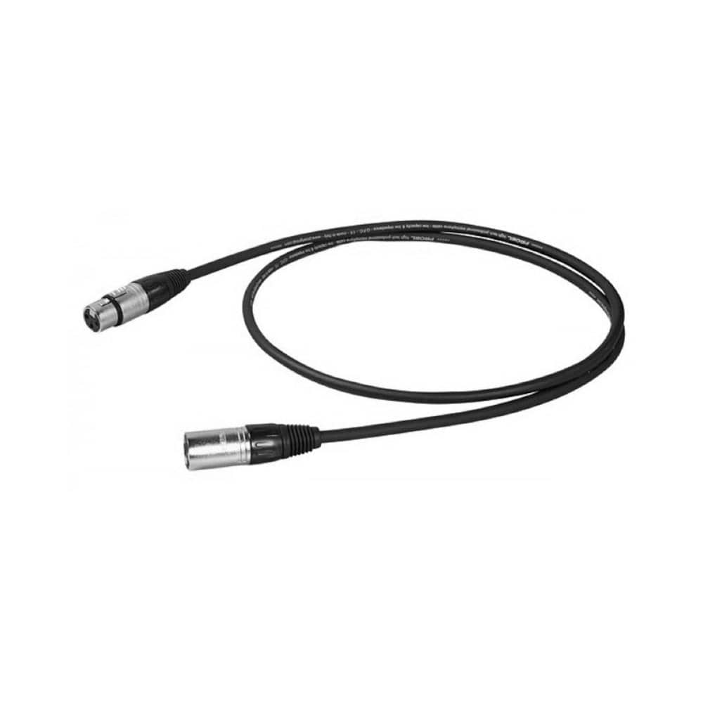 proel microphone cables 3m proel stage275 xlr3fv - xlr3mv microphone cables    