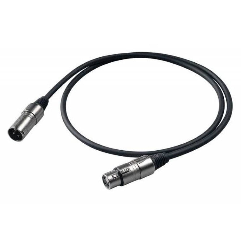Proel Microphone Cables Black Proel BULK250LU5 XLR To XLR Pre Made Cables