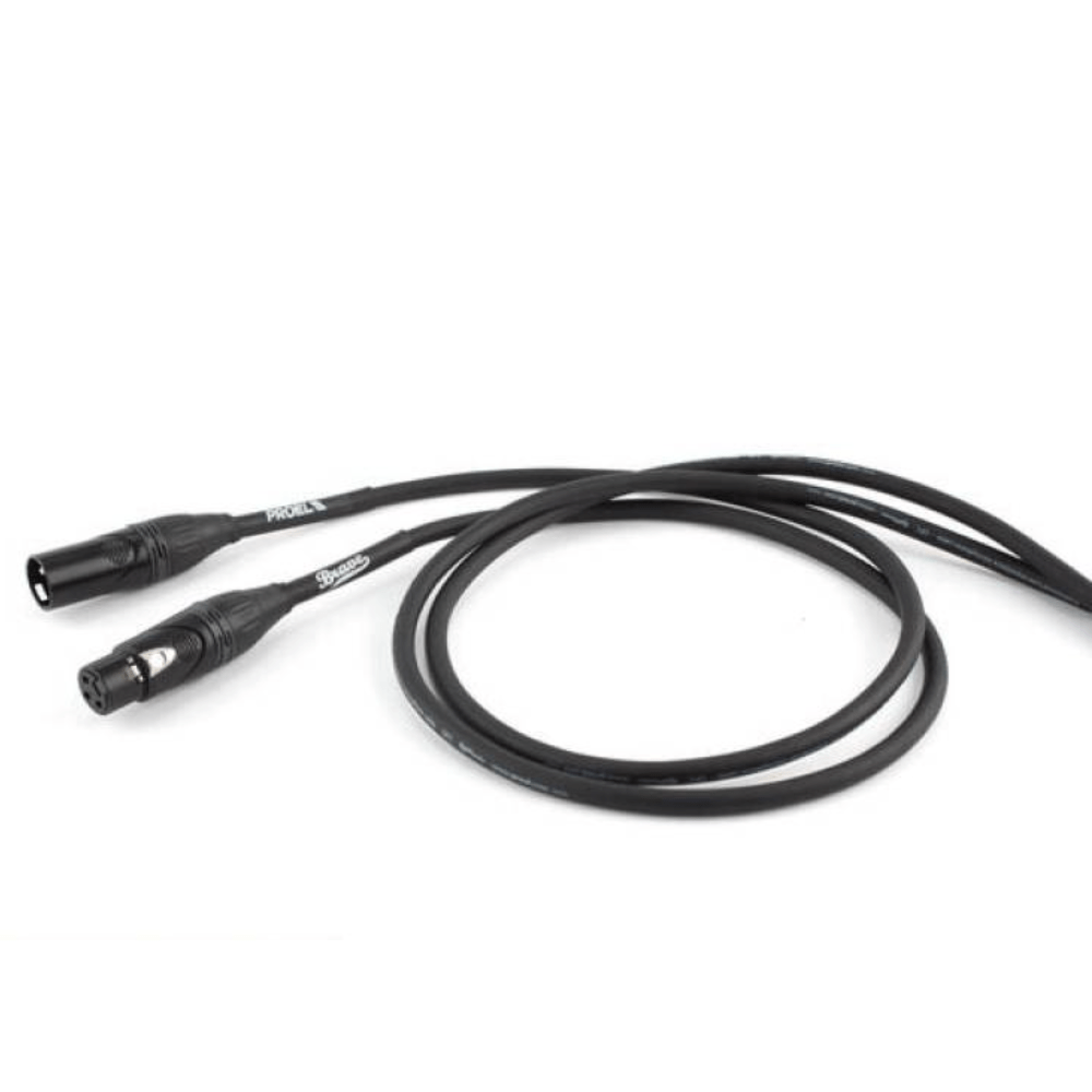 proel microphone cables matte black proel brv250lu6bk microphone cable     