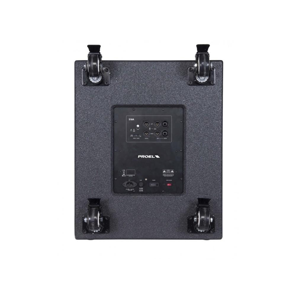 proel subwoofers proel s18a active hybrid band pass subwoofer