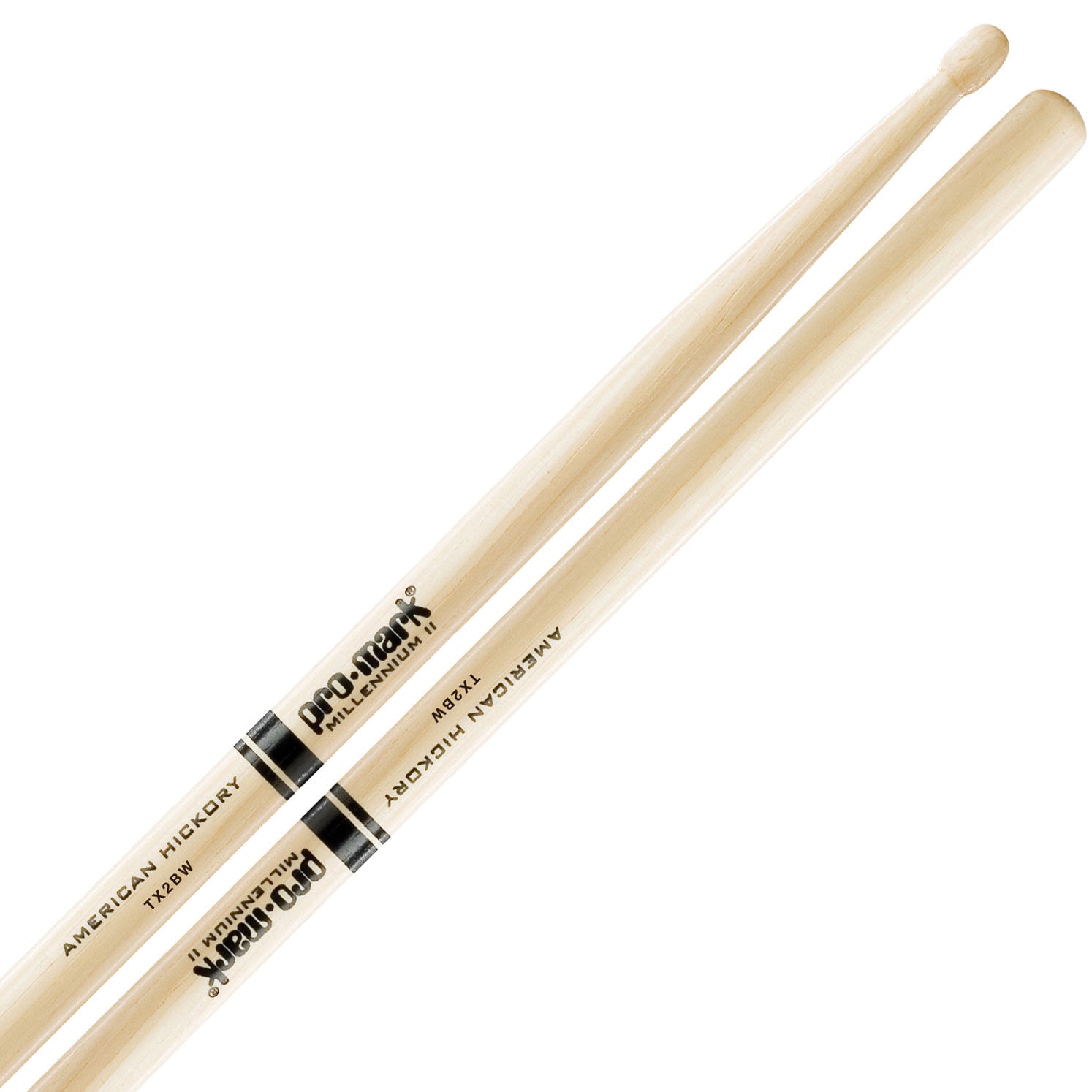 ProMark Drumsticks ProMark TX2BW Hickory 2B Wood Tip