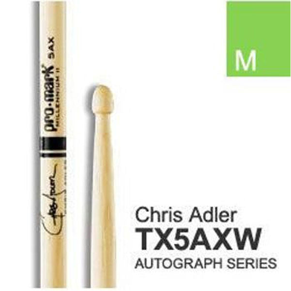 promark drumsticks promark tx5ax chris adler hickory wood tip drumsticks