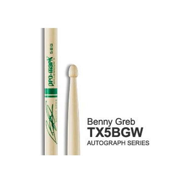 promark drumsticks promark tx5bg benny greb hickory wood tip drumsticks