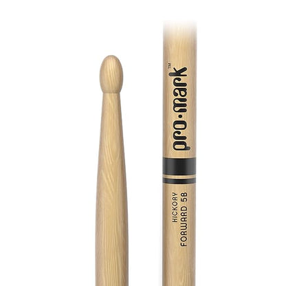 ProMark Drumsticks Promark TX5BW Hickory 5B Wood Tip Drumsticks - 5B