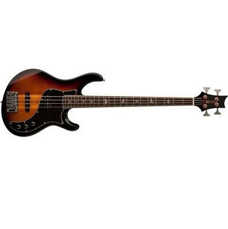 prs bass guitars prs ke4tc se kestral electric bass guitar - single coil, tri colour sunburst