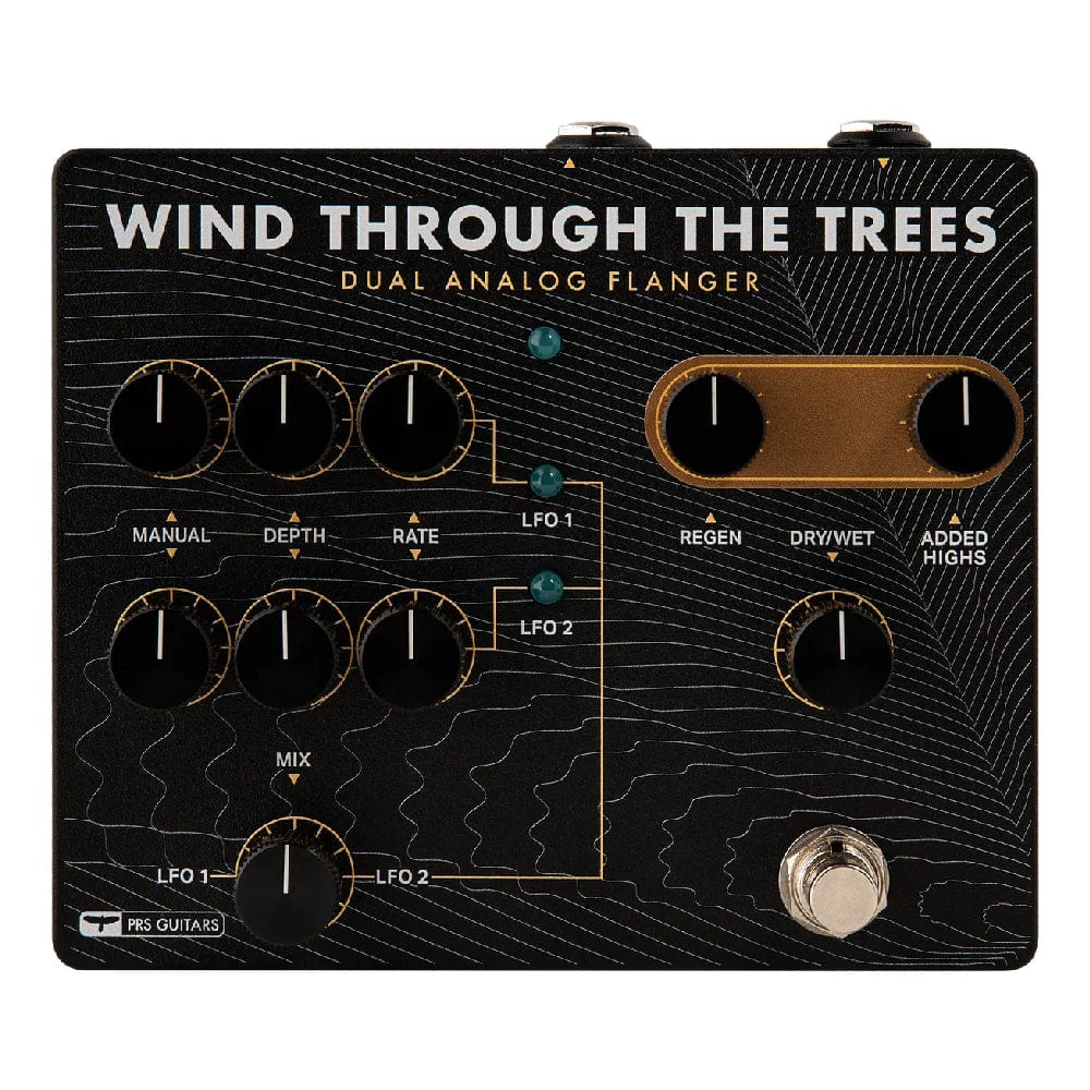 PRS Effect Pedals Flanger PRS Wind Through The Trees Dual Analog Flanger Pedal