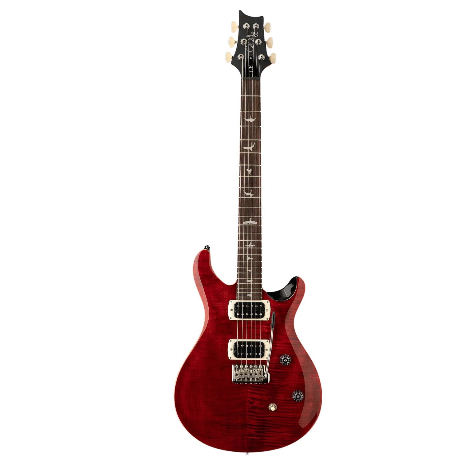 PRS Electric Guitars Black Cherry PRS SE CE4FBRXN1 Electric Guitar with Gigbag #color_black-cherry