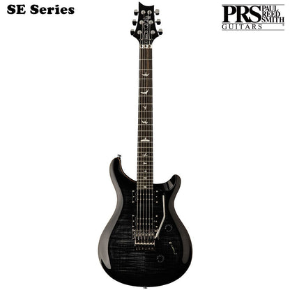 prs electric guitars charcoal burst prs custom 24 floyd 6 string electric guitar with gigbag#color_fire-red-burst