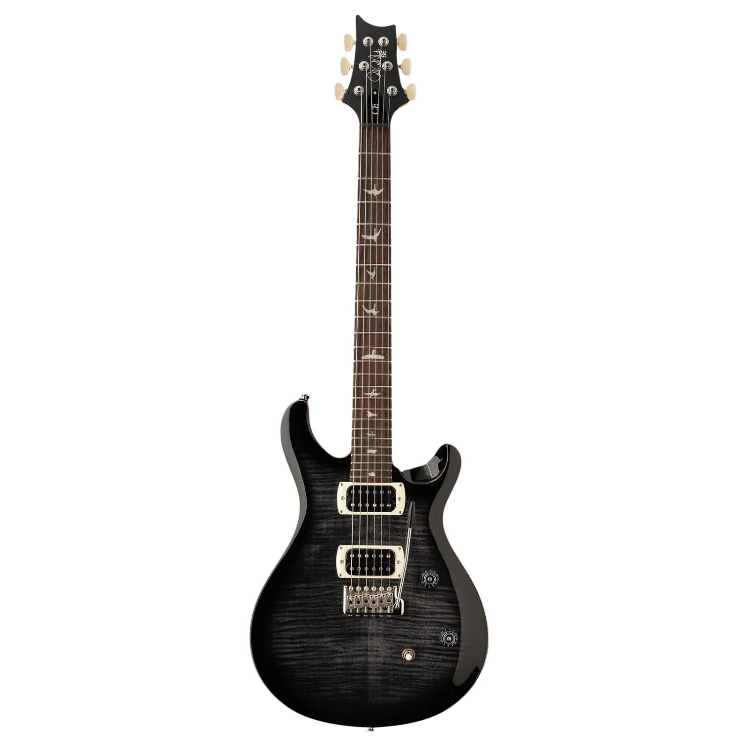 PRS Electric Guitars Charcoal Burst PRS SE CE4FBRXN1 Electric Guitar with Gigbag #color_charcoal-burst