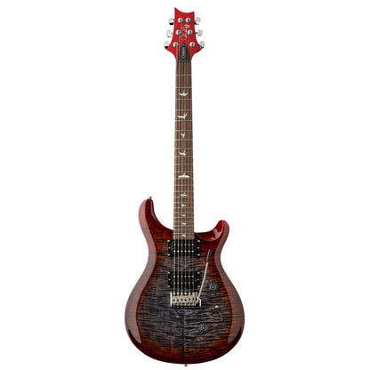 PRS Electric Guitars Charcoal Cherry Burst PRS SE Custom 24 Floyd Electric Guitar with Gigbag