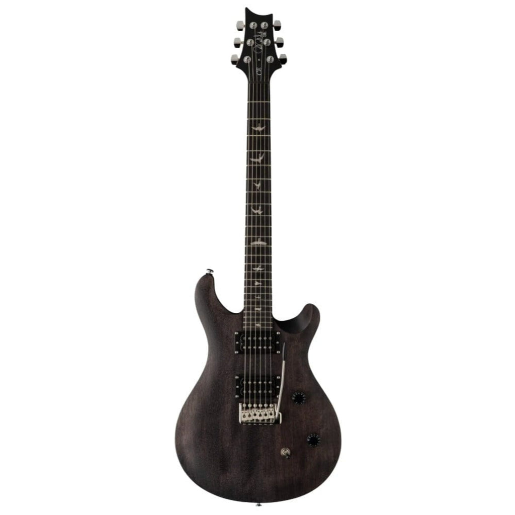 prs electric guitars charcoal prs se ce 24 standard satin 6 string electric guitar with gigbag   #color_charcoal