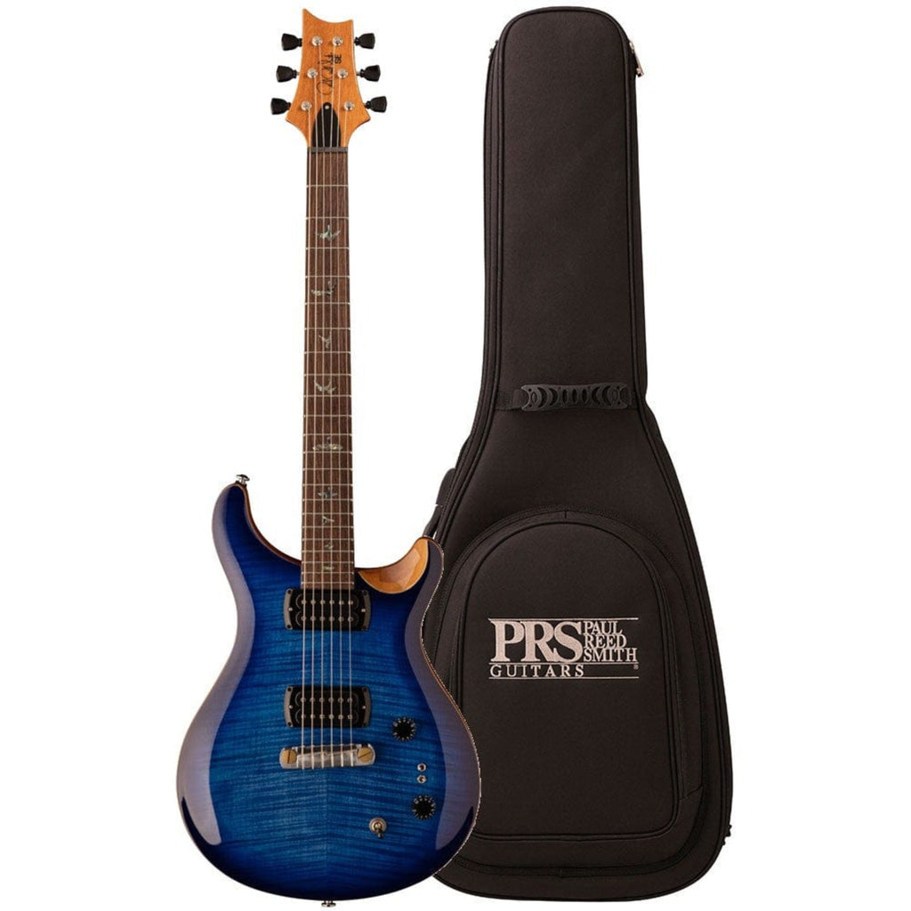 prs electric guitars faded blue burst prs se paul's guitar 6 string electric guitar with gigbag  #color_faded-blue-burst