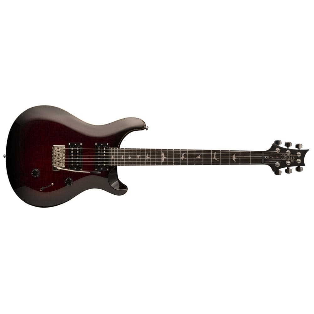 PRS Electric Guitars Fire Red Burst PRS SE Custom 2019 Series 6 String Electric Guitar