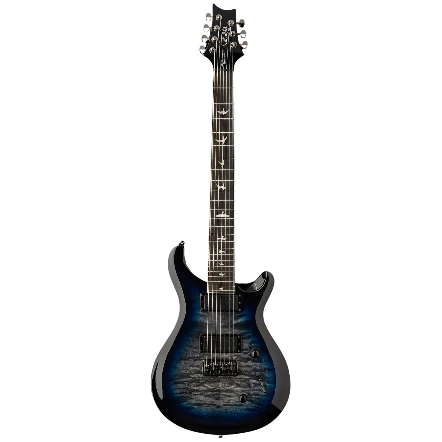 PRS Electric Guitars Holcomb Blue Burst PRS SE Mark Holcomb 7 String Electric Guitar with Gigbag
