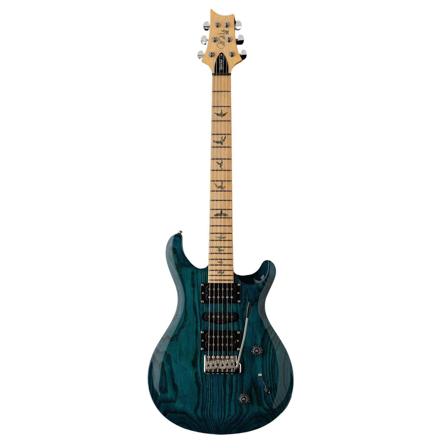 PRS Electric Guitars Iri Blue PRS SE Swamp Ash Special 6 String Electric Guitar with Gigbag #color_iri-blue