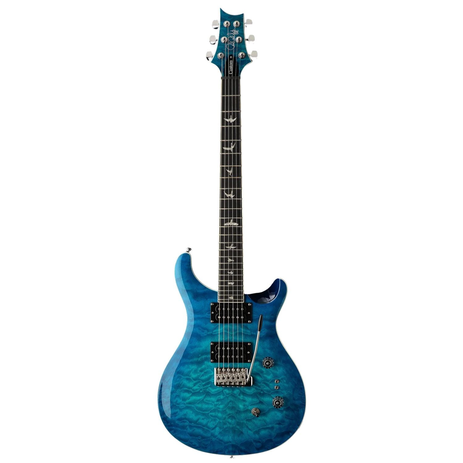 PRS Electric Guitars Lake Blue PRS SE Custom 24-08 6 String Electric Guitar with Gigbag #color_lake-blue