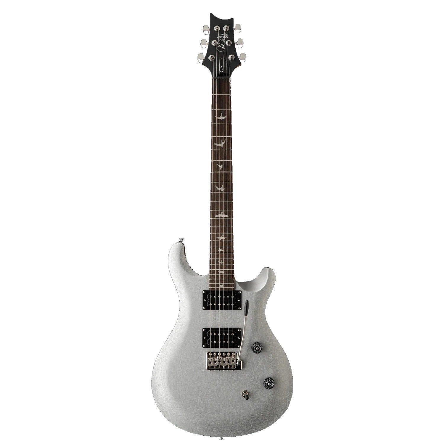 PRS Electric Guitars Metallic Silver PRS SE CE 24 Standard Satin 6 String Electric Guitar with Gigbag