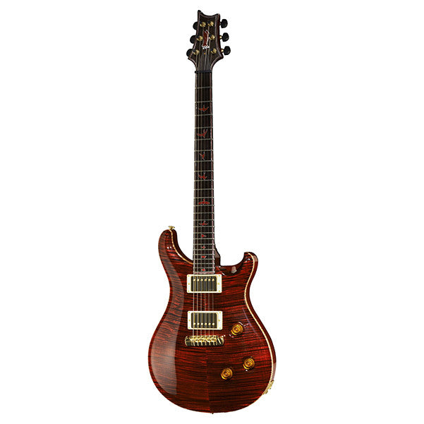 prs electric guitars prs custom 24 2460 private stock electric guitar - fire red