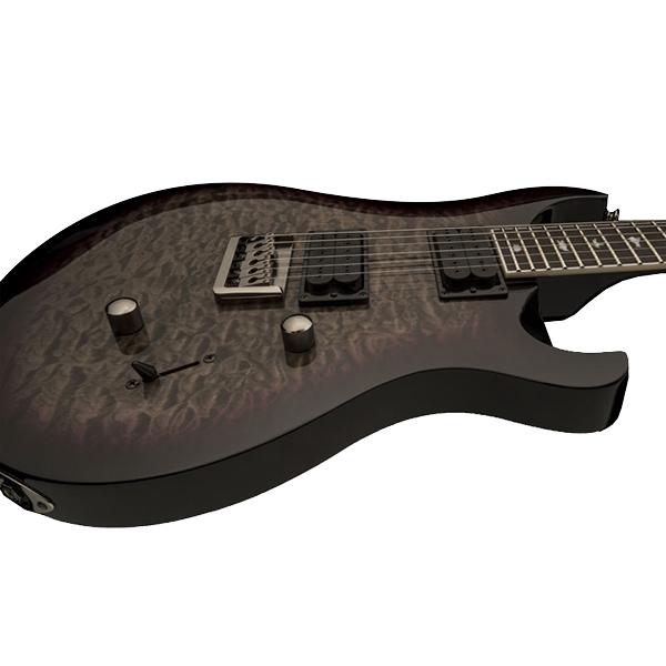 prs electric guitars prs se mark holcomb signature 2018 series electric guitar - holcomb burst