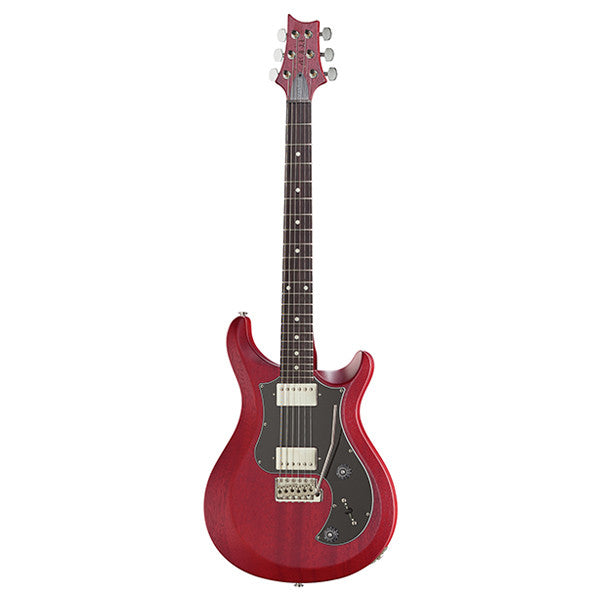 prs electric guitars satin vintage cherry prs s2 standard 22 electric guitar   #color_satin-vintage-cherry