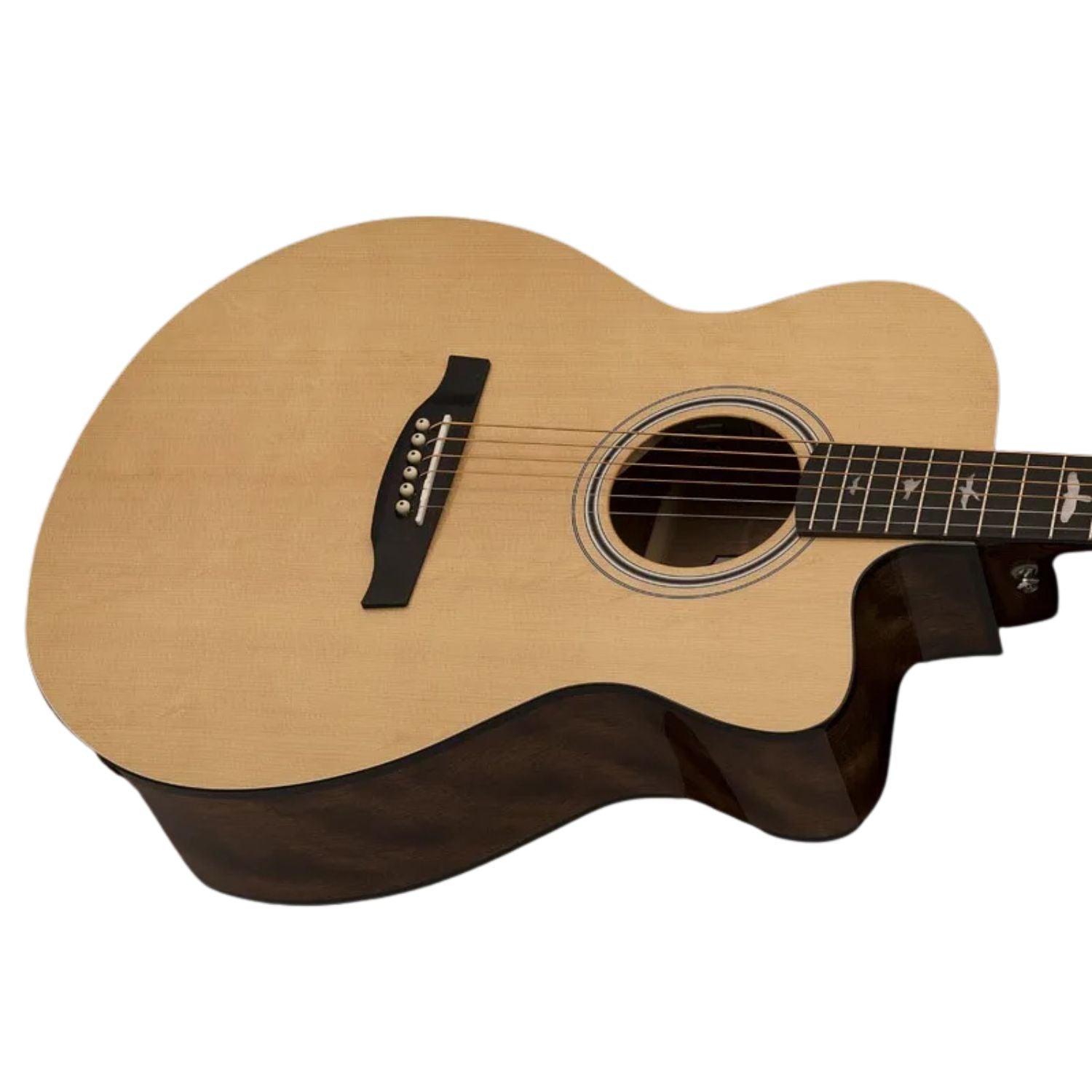 PRS Electro Acoustic Guitars Natural PRS AX20E Electro Acoustic Guitar with Gig Bag
